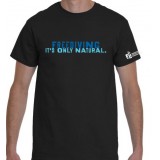 Men's 'Freediving. It's Only Natural' T-shirt - BLACK